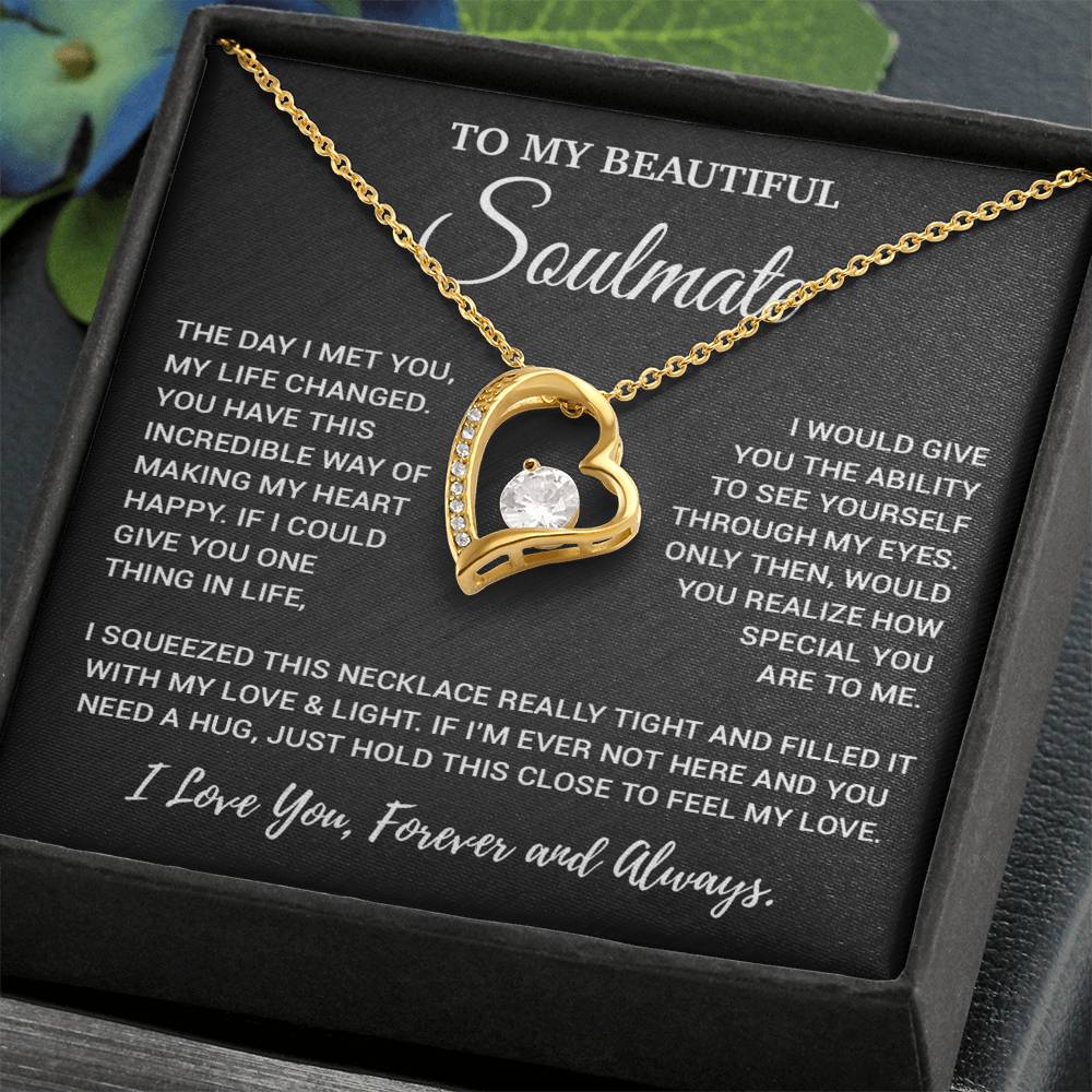To My Soulmate Necklace, Valentines Day Gift, Gift For Wife, Anniversary Gift 30_2