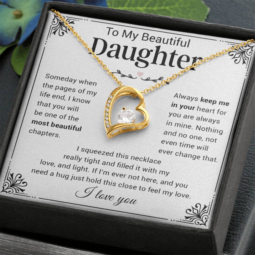 To My Daughter Necklace, Daughter Gift from Dad, Mom, Daughter Birthday Gift, Christmas Gift for Her 2_12