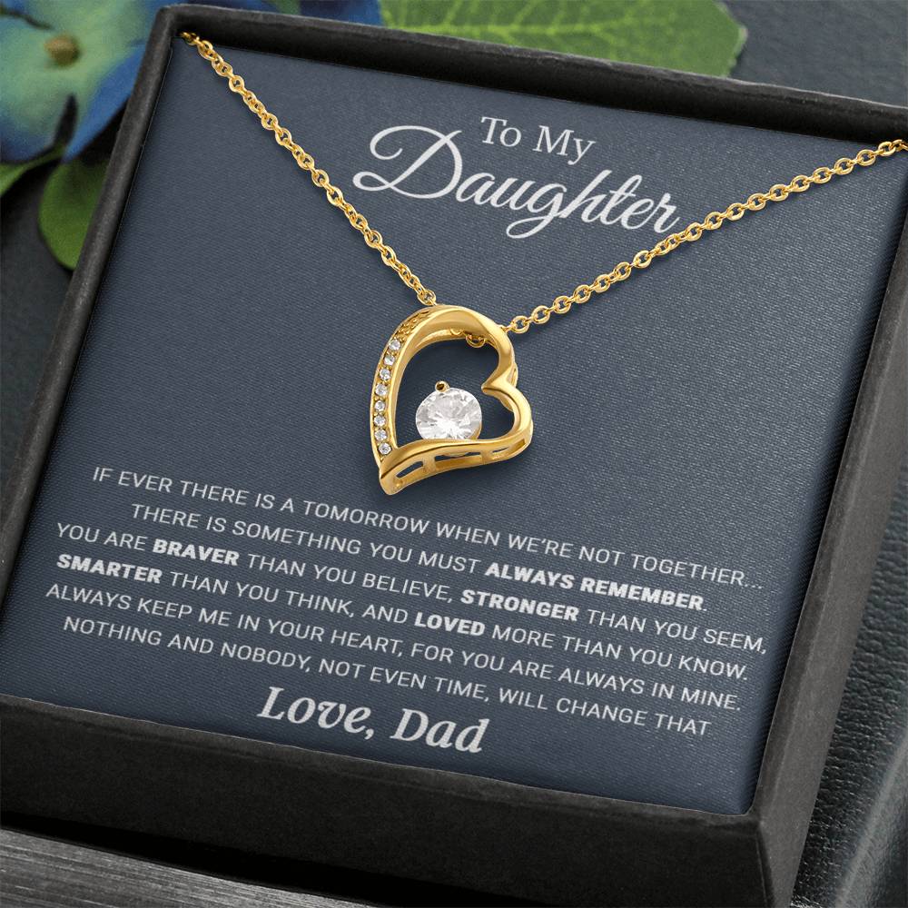 To My Daughter Necklace, Daughter Father Necklace, Daughter Gift From Dad 25_11