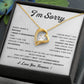 I'm Sorry Gift For Wife Necklace, Sorry Gift for Girlfriend, Forgiveness Gift For Her 23_5