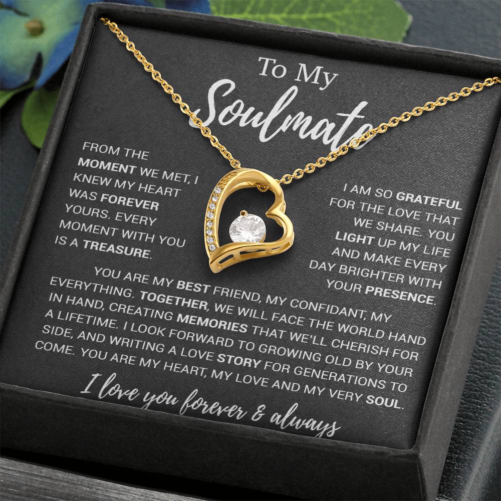 To My Soulmate Necklace, Birthday Gifts For Her, Christmas Gift For Soulmate 30_11