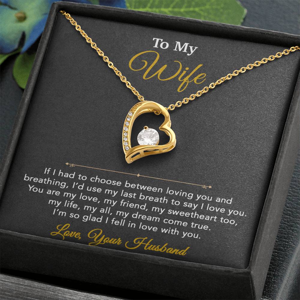 To My Wife Necklace, Wife Gift from Husband, Wife Birthday Gift, Christmas Gift 6_1