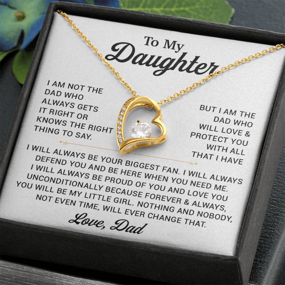 To My Daughter Necklace, Gift for Daughter from Dad, Father Daughter Necklace 1_11
