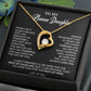 To My Bonus Daughter Necklace, Gift for Bonus Daughter, Step Daughter Birthday 30_9_Black