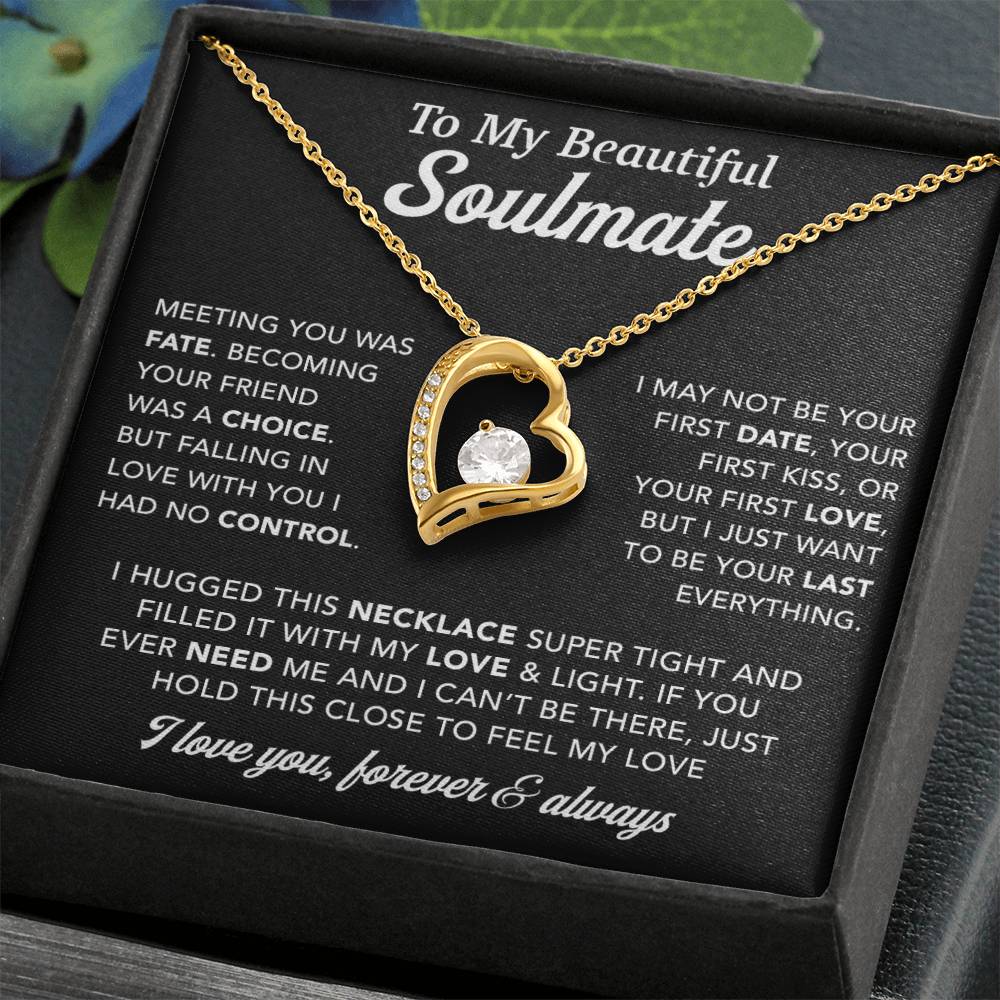 To My Soulmate Necklace, Birthday Gifts For Her, Christmas Gift For Soulmate 1_12_Black
