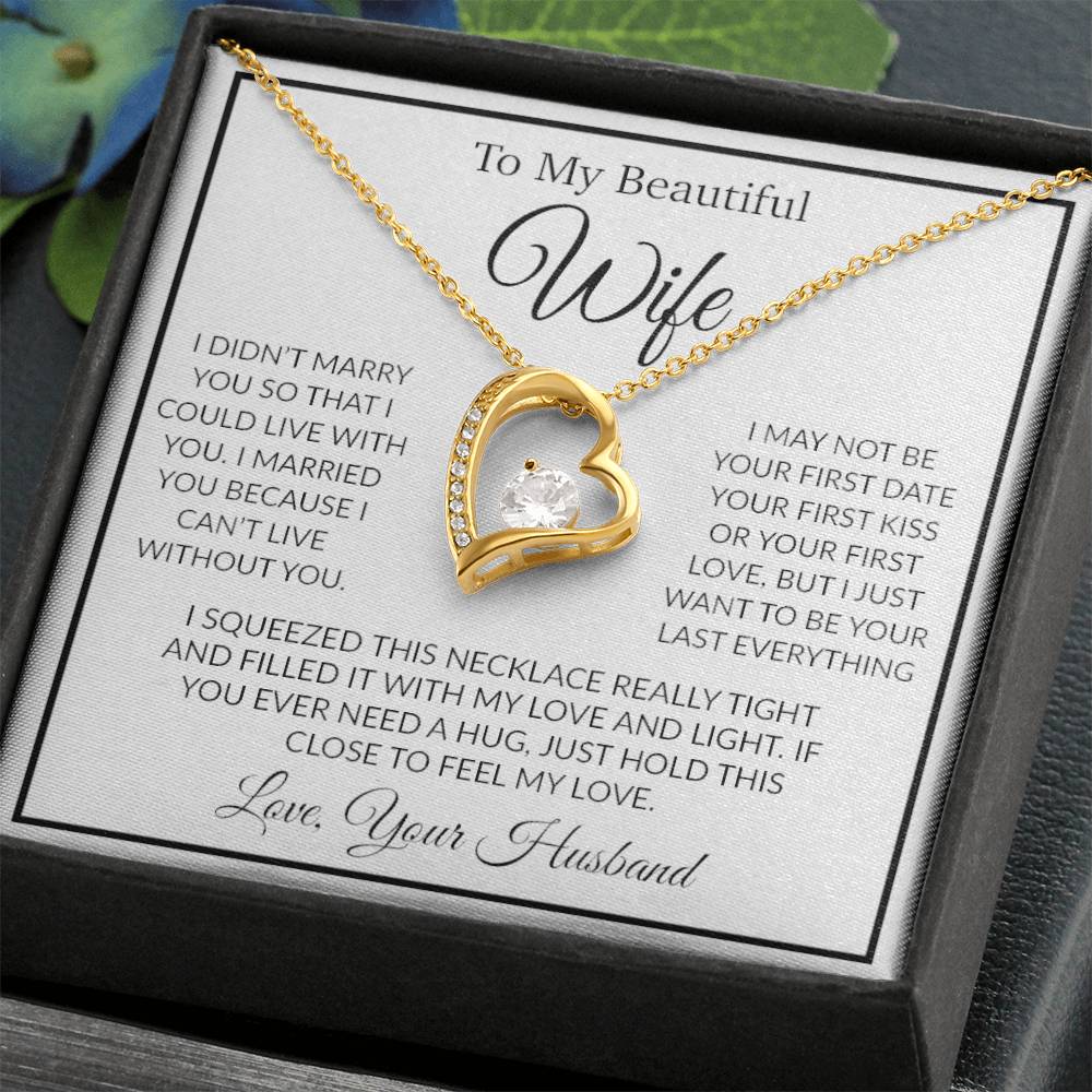 To My Wife Necklace, Gift For Her, Gift For Wife, Wife Jewelry, Christmas Gift 16_1