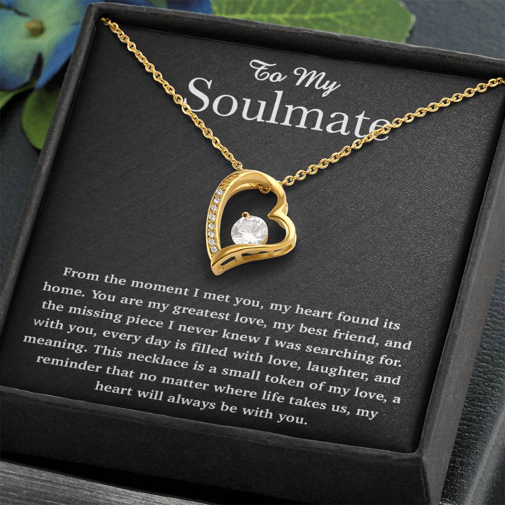 To My soulmate Necklace, Anniversary Gift For Her, Wife, Girlfriend, Soulmate Gift 3_5