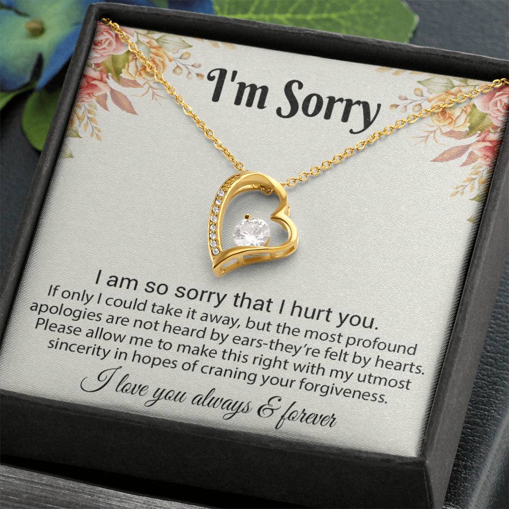 I'm Sorry Necklace Gifts, Apology Gifts For Her, Forgiveness Gift, Wife Gift 6_8