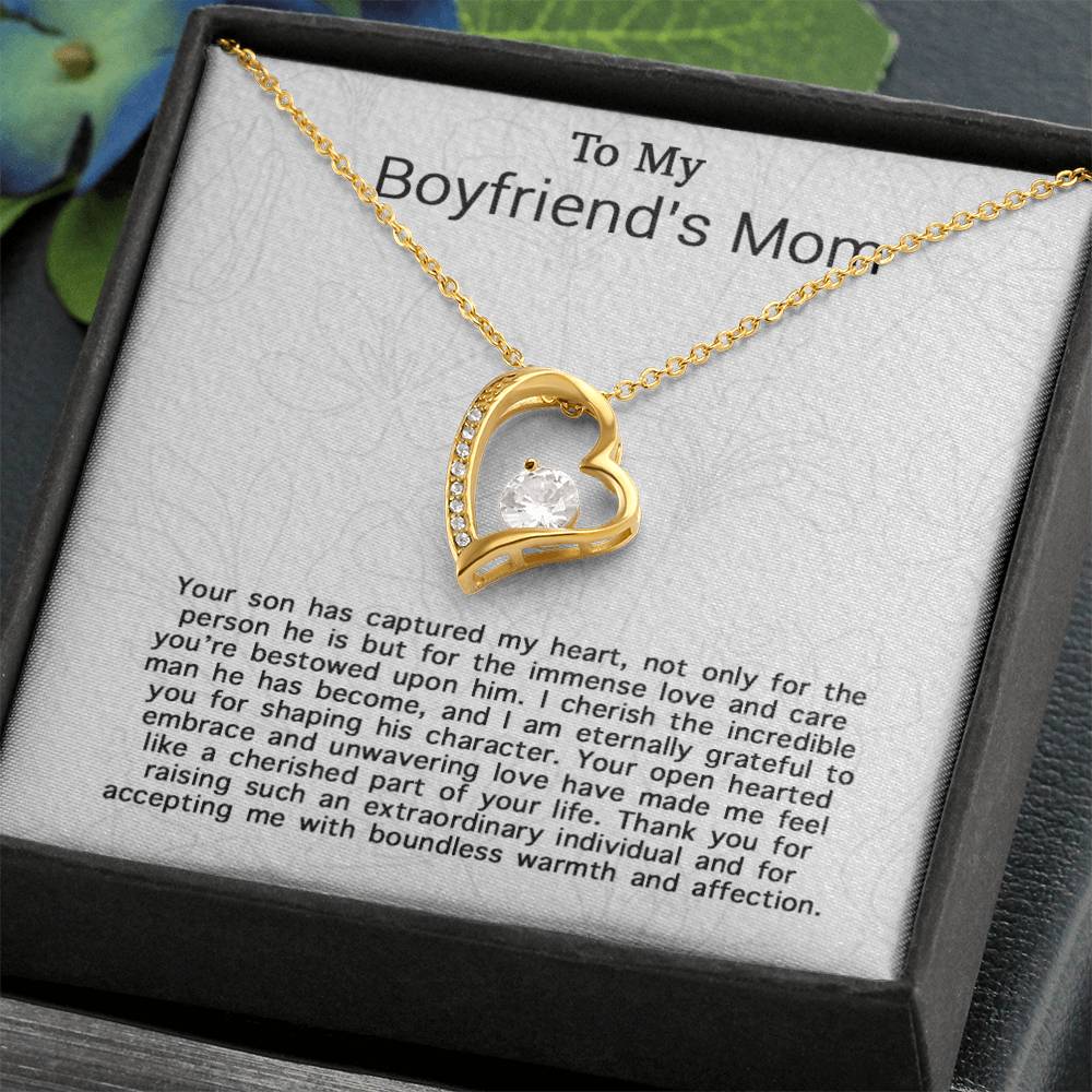 To My Boyfriends Mom Necklace, Gifts For Boyfriends Mom, Boyfriends Mom Gift
