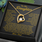 To My Daughter Necklace, Daughter Father Necklace, Daughter Gift From Dad 22_8_Gold