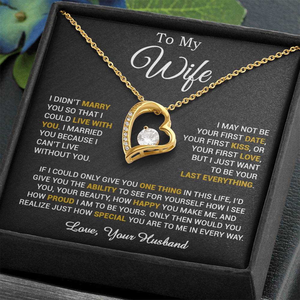 To My Wife Necklace, Gift For Wife, Anniversary Gift For Wife, Necklace For Wife 2_6