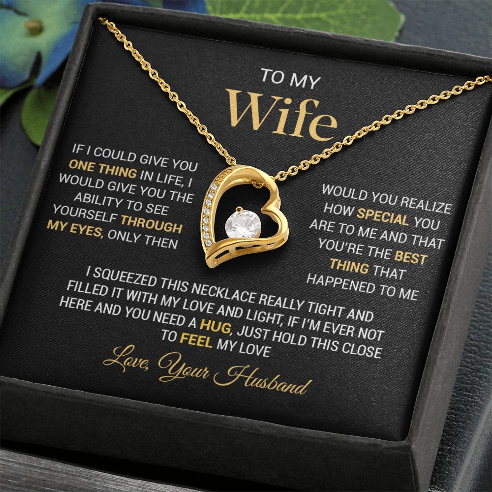 To My Wife Necklace, Gift For Wife, Anniversary Gift For Wife, Christmas Gift 20_11