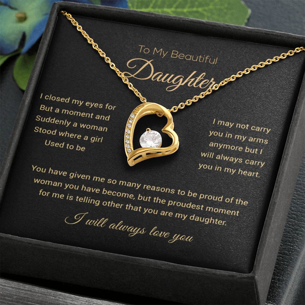 To My Daughter Necklace, Daughter Gift from Dad, Mom, Daughter Birthday Gift, Christmas Gift for Her 29_11