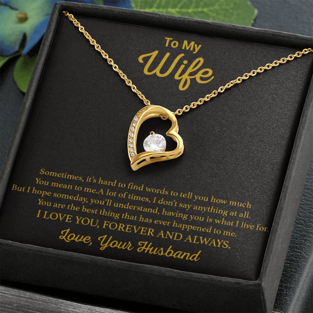 To My Wife Necklace, Gift For Wife, Anniversary Gift For Wife, Necklace For Wife 9_11