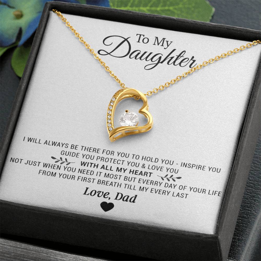 To My Daughter Necklace, Daughter Father Necklace, Daughter Gift from Dad 22_11
