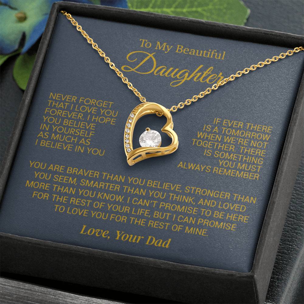 To My Daughter Necklace, Daughter Birthday Gift, Christmas Gift for Daughter 17_10