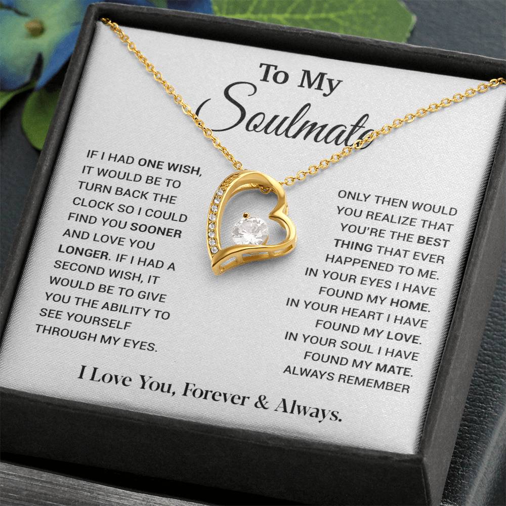 To My Soulmate Necklace, Soulmate Gift, Gift For Girlfriend, Christmas Gift 9_12