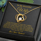To My Wife Necklace, Gift For Wife, Anniversary Gift For Wife, Necklace For Wife 27_5_Gold