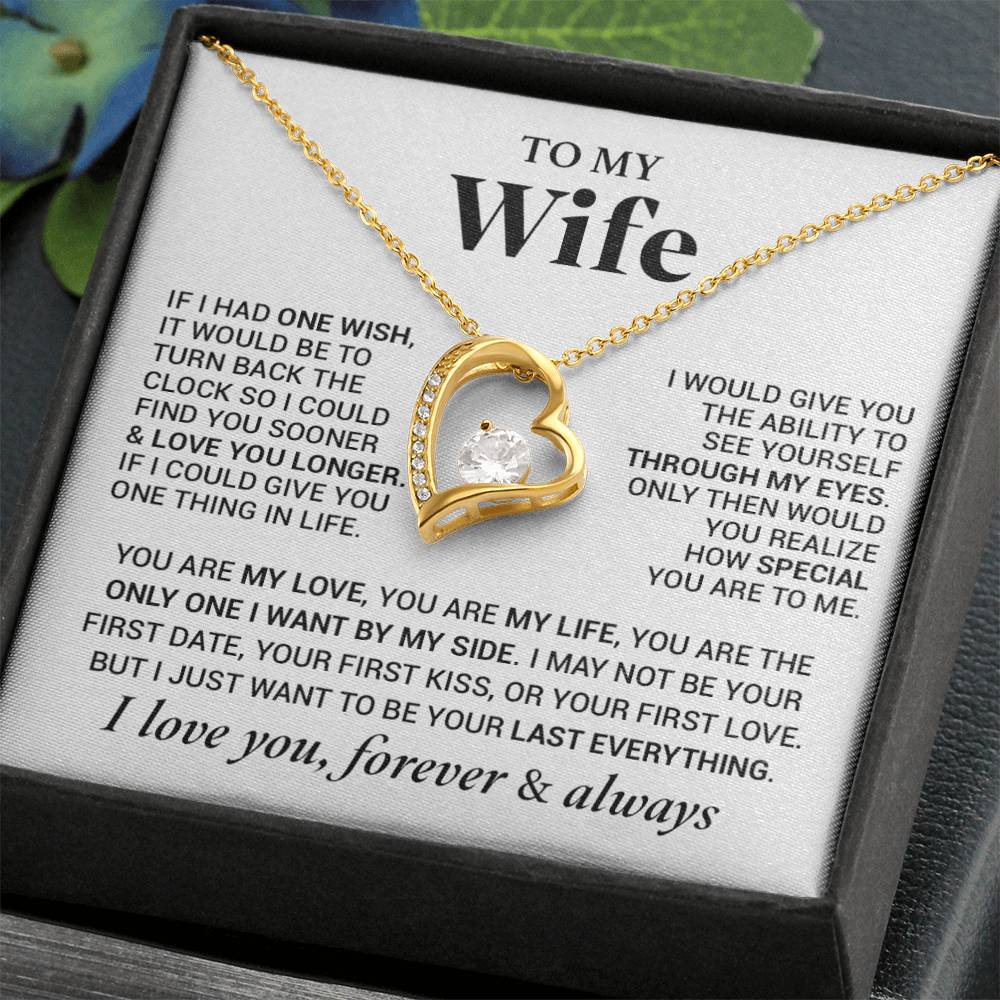To My Wife Necklace, Anniversary Gift For Wife, Wife Birthday, Gift For Wife 23_7
