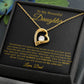 To My Daughter Necklace, Gift for Daughter from Dad, Father Daughter Necklace 21_4_Gold