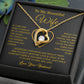 To My Wife Necklace, Gift For Wife, Anniversary Gift For Wife, Necklace For Wife 28_5_Gold