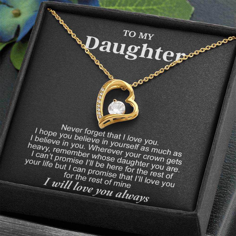 To My Daughter Necklace, Birthday Gift For Daughter From Mom, Xmas Gifts for Her 10_8