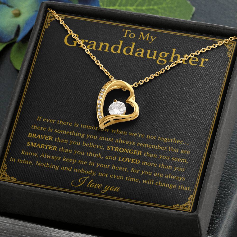 To My Granddaughter Necklace, Birthday Gift For Granddaughter, Birthday Gifts 29_8