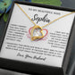 Custom To My Wife Necklace, Christmas Gifts For Women, Anniversary Gift For Wife