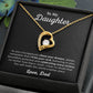 To My Daughter Necklace, Daughter Father Necklace, Daughter Gift From Dad 16_1