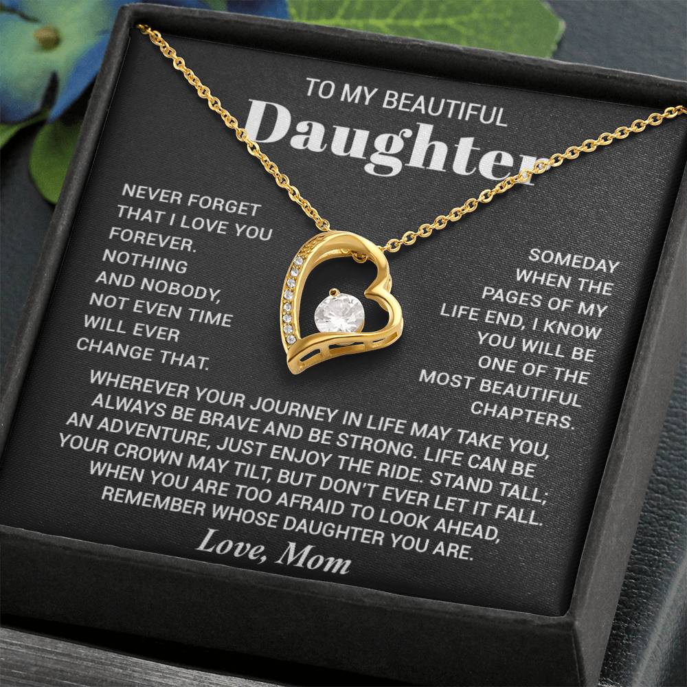 To My Daughter Necklace, Birthday Gift For Daughter From Mom, Xmas Gifts for Her 7_8