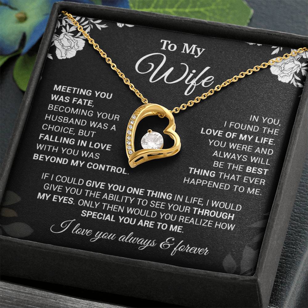 To My Wife Necklace, Gift For Wife, Anniversary Gift For Wife, Christmas Gift 22_11