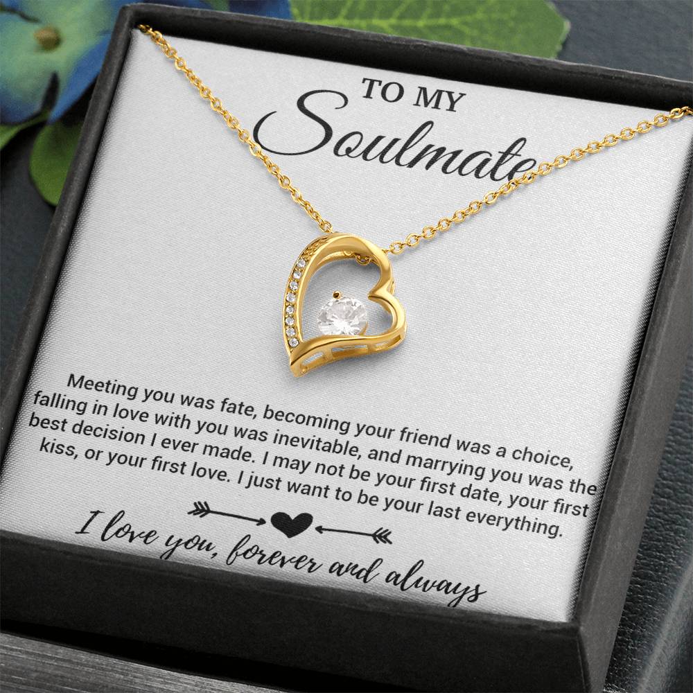 To My Soulmate Necklace, Soulmate Gift, Soulmate Jewelry Anniversary 29_3