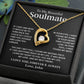 Custom To My Soulmate Necklace Gift For Girlfriend Wife Birthday Gifts Christmas Gifts