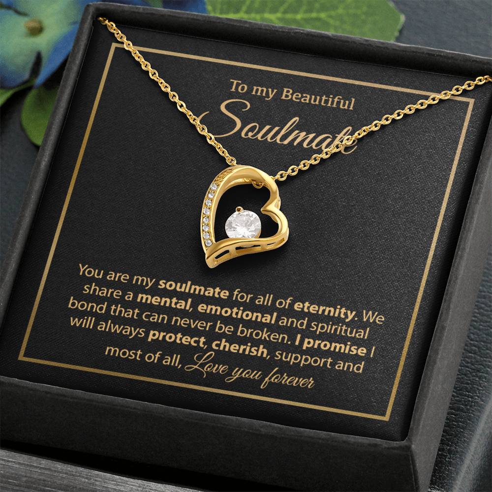 To My Soulmate Necklace,Anniversary, Valentine Gift for Wife, Girlfriend 19_12