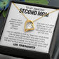 To My Amazing Second Mom, Second Mom Gift Necklace, Bonus Mom Gift