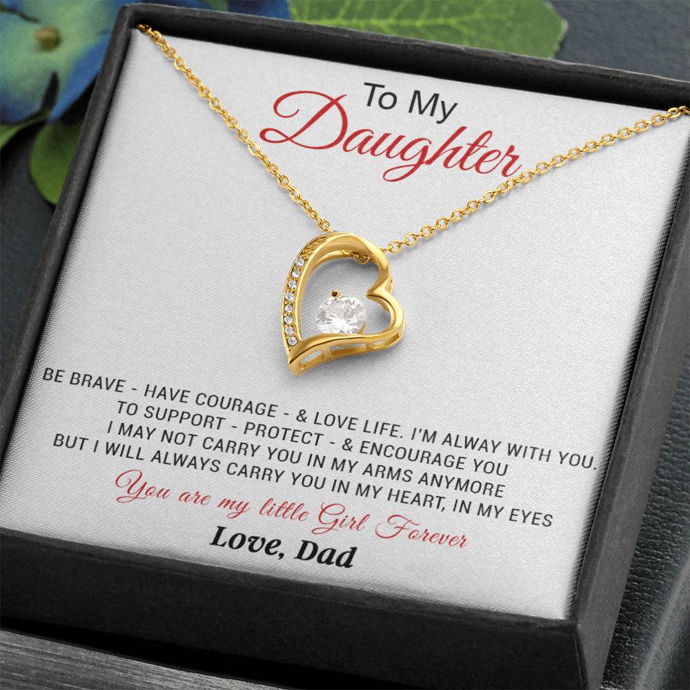 To My Daughter Necklace, Daughter Father Necklace, Daughter Gift from Dad 20_11