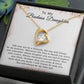 To My Badass Daughter Necklace From Mom, Badass Daughter Gift,  Badass Daughter Necklace
