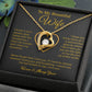 To My Wife Necklace, Gift For Wife, Anniversary Gift For Wife, Necklace For Wife 25_5_Gold