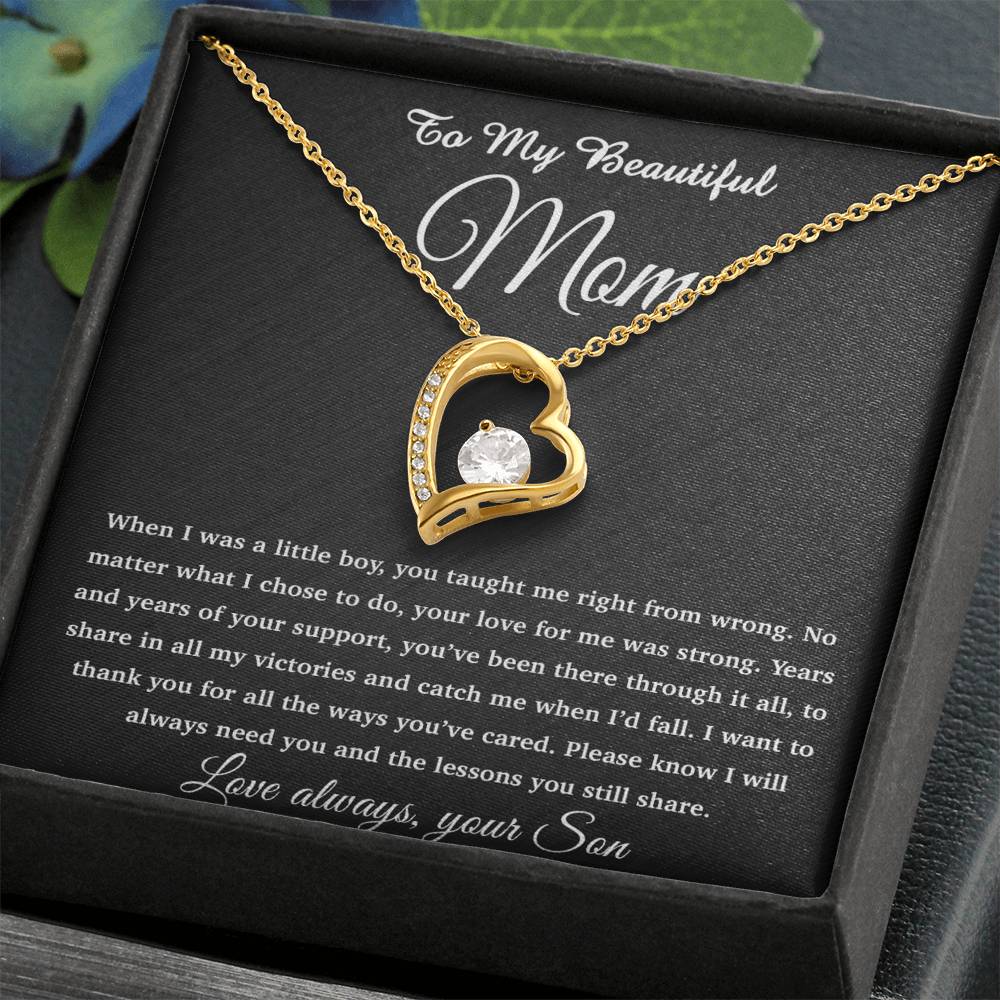 To My Mom Necklace, Gift For Mom From Daughter, Mother's Day Gifts 26_4