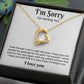 I'm Sorry Necklace Gifts, Apology Gifts For Her, Forgiveness Gift, Wife Gift 9_8