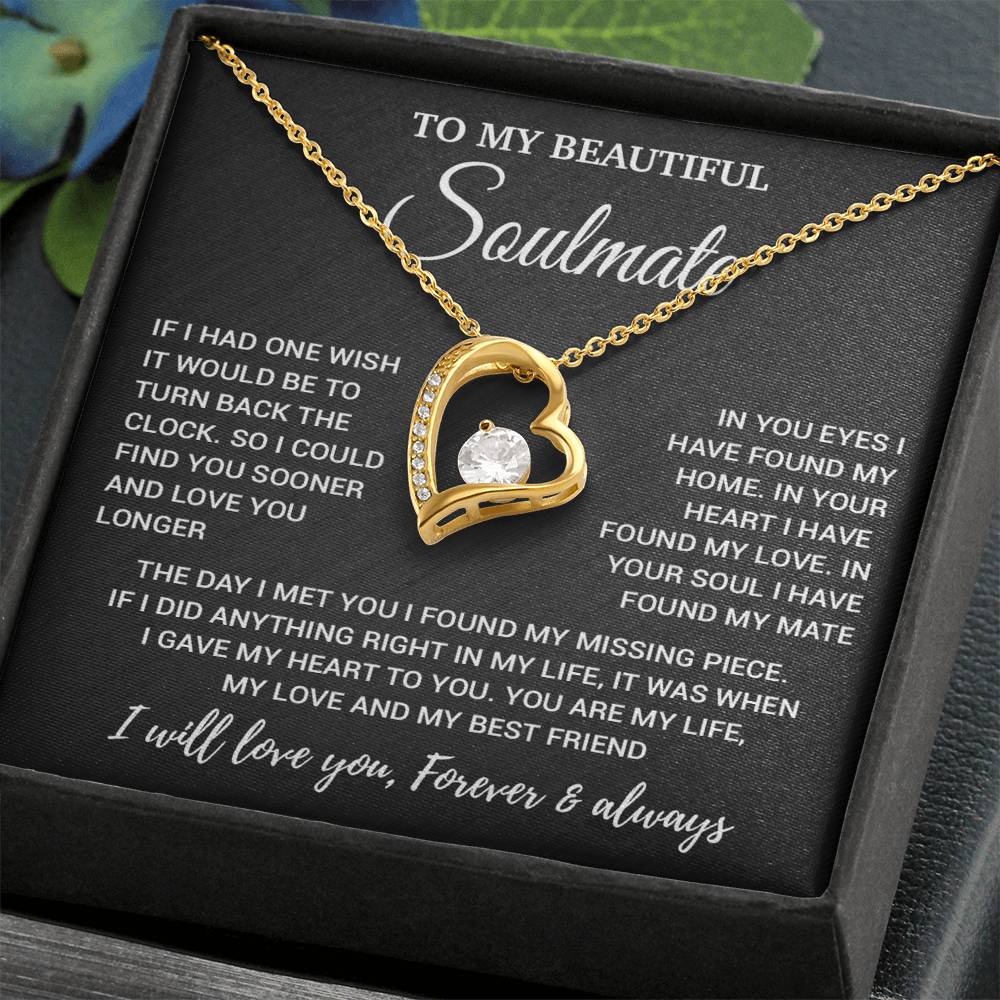 To My Soulmate Necklace, Valentines Day Gift, Gift For Wife, Anniversary Gift 24_2