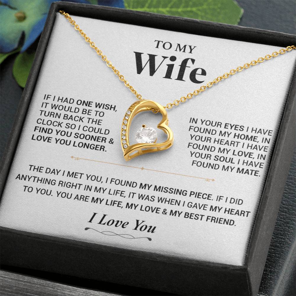 To My Wife Necklace, Anniversary Gift For Wife, Wife Birthday, Gift For Wife 19_7