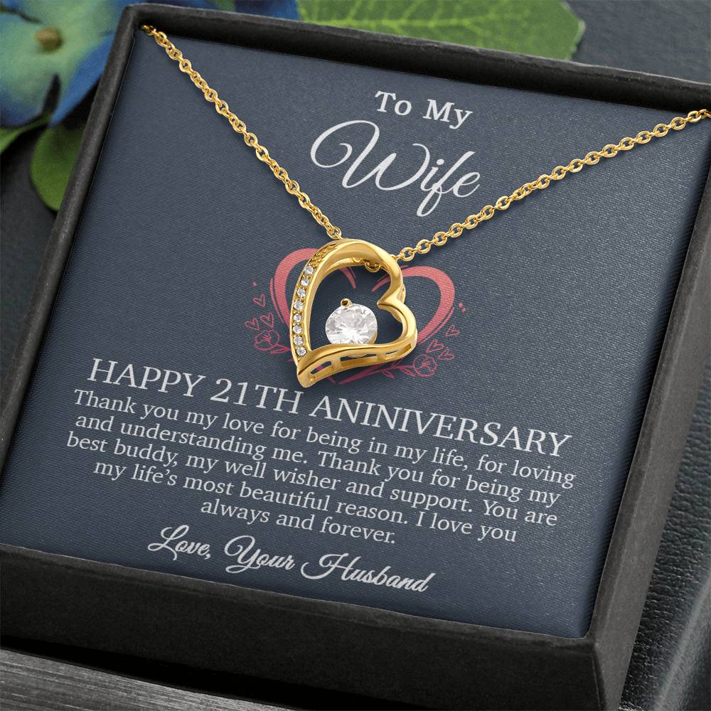21th Anniversary Gift For Wife, 21 Year Anniversary Gifts, 21th Wedding Anniversary Gift Ideas_Blue