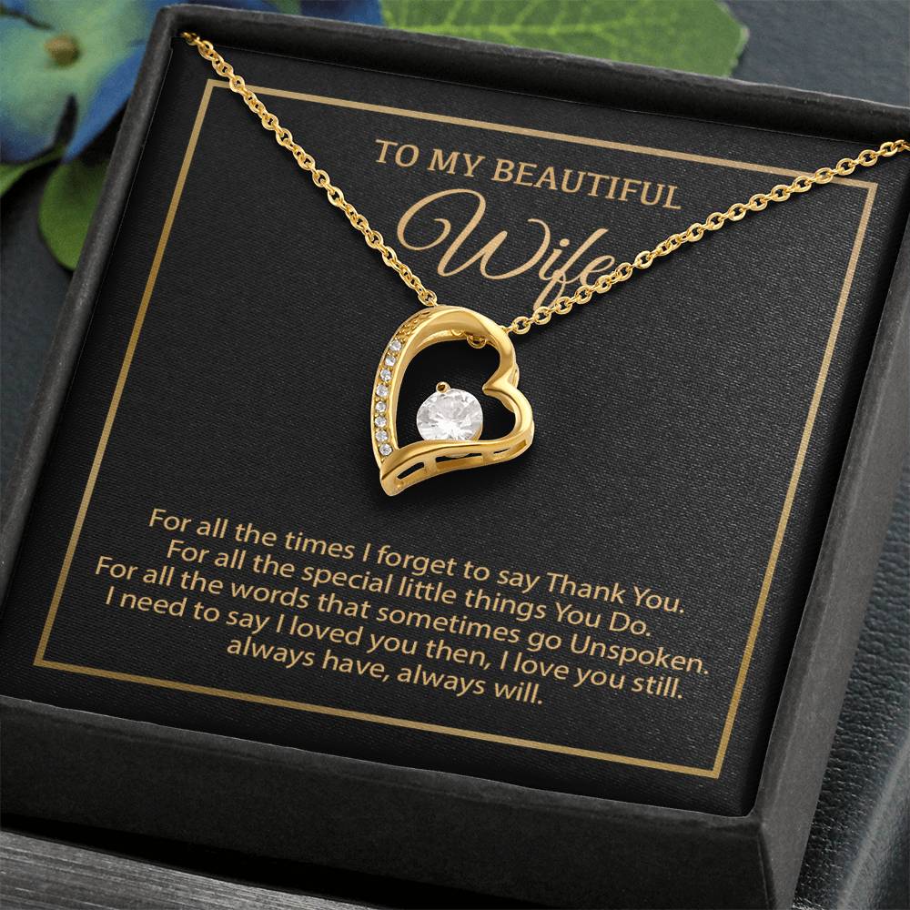 To My Wife Necklace, Christmas Gifts For Women, Anniversary Gift For Wife 20_12