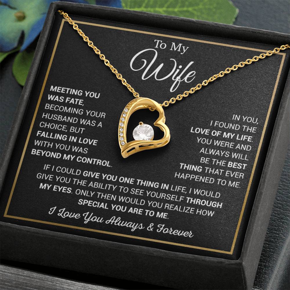 To My Wife Necklace, Valentines Day Gift For Wife, Gifts For Wife From Husband