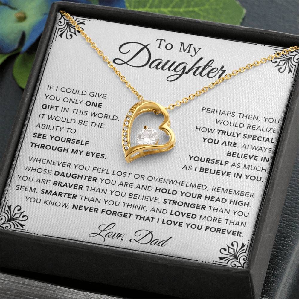 To My Daughter Necklace, Gift for Daughter from Dad, Father Daughter Necklace 1_12_NEW