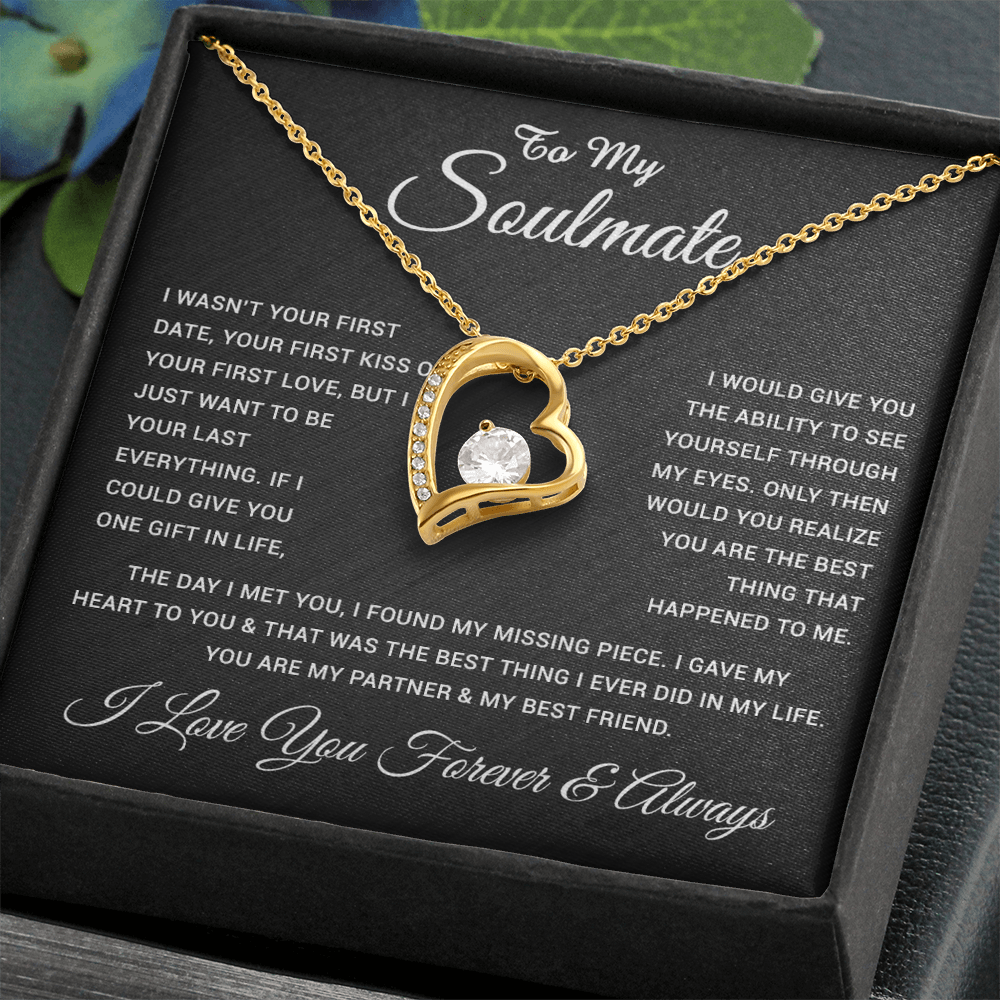 To My Soulmate Necklace, Gift For Soulmate, Anniversary Gift, Birthday Gift 28_4
