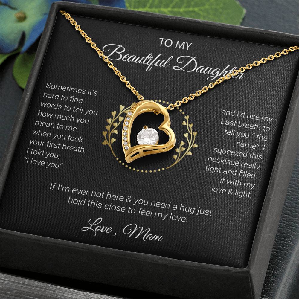 To My Beautiful Daughter Gift For Daughter From Mom, Daughters Birthday