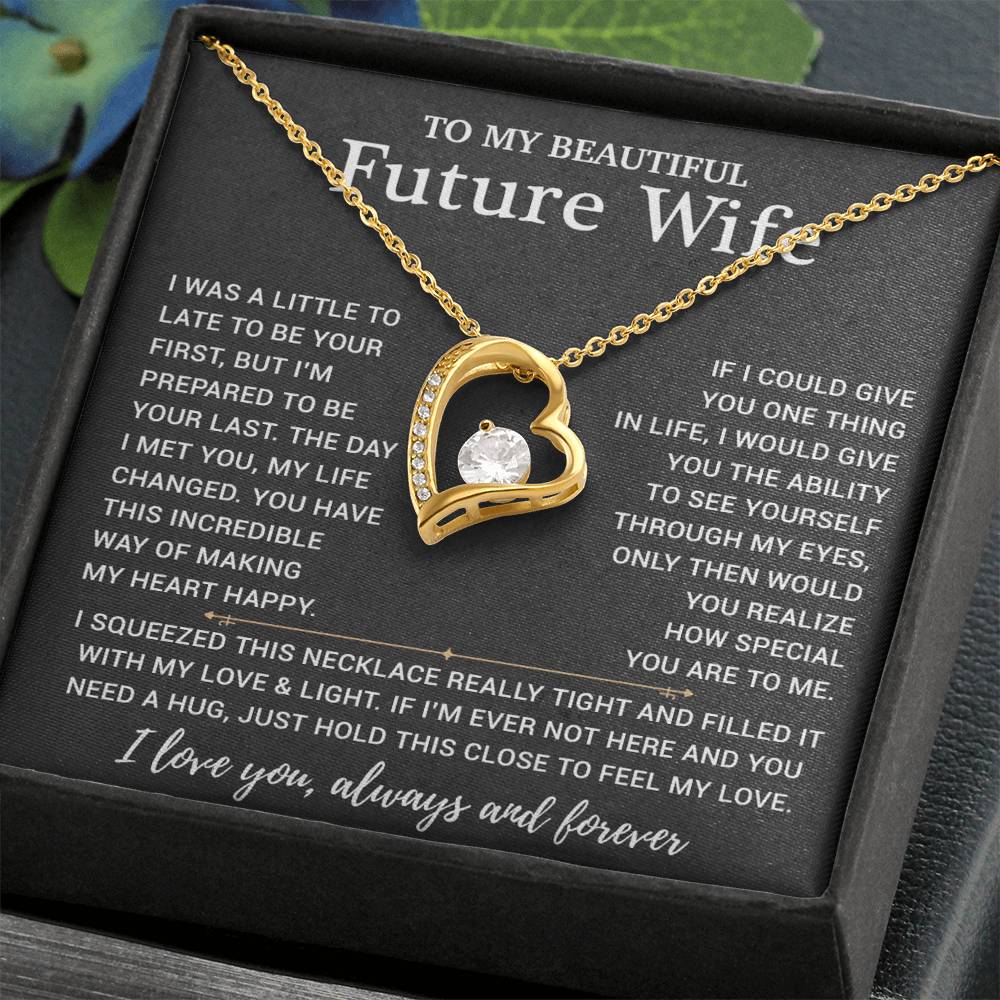 To My Beautiful Future Wife Necklace, Anniversary Birthday Christmas Gift for Her 10_11