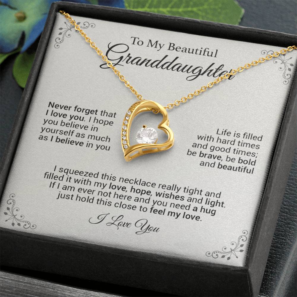 To My Granddaughter, Gift For Granddaughter, Granddaughter Gift from Grandma & Grandpa